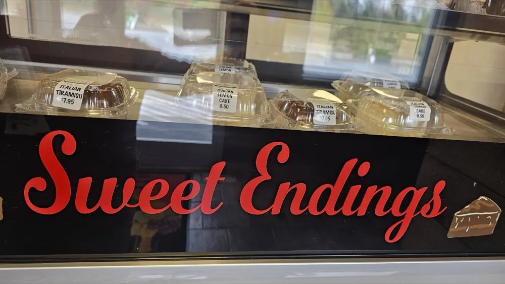Sweet Endings dessert case