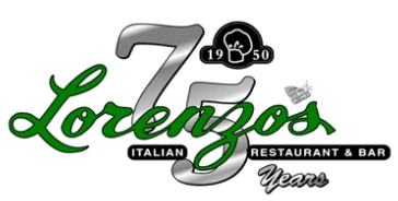 Lorenzo’s 75th anniversary logo