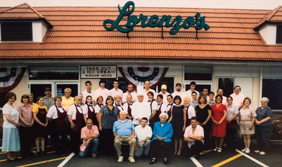 The Lorenzo’s team gathered out front of the restaurant